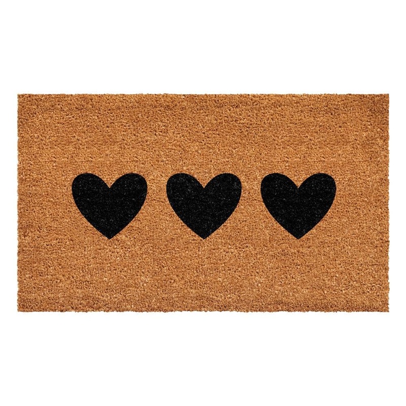 Calloway Mills Trio Hearts Doormat, 12