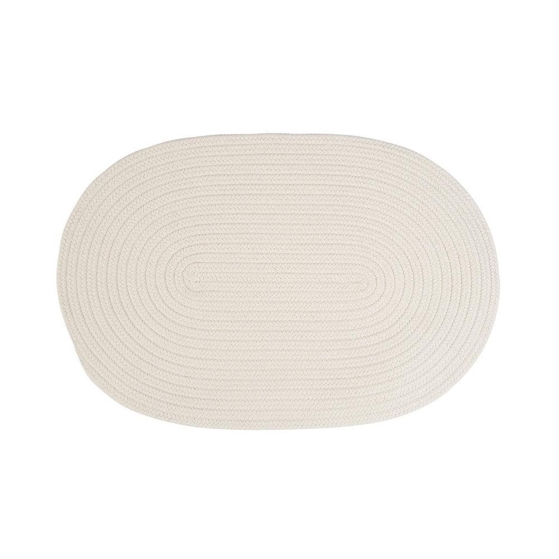 Colonial Mills Boca White 18 in. x 30 in. Polypropylene Door Mat DM10R018X030