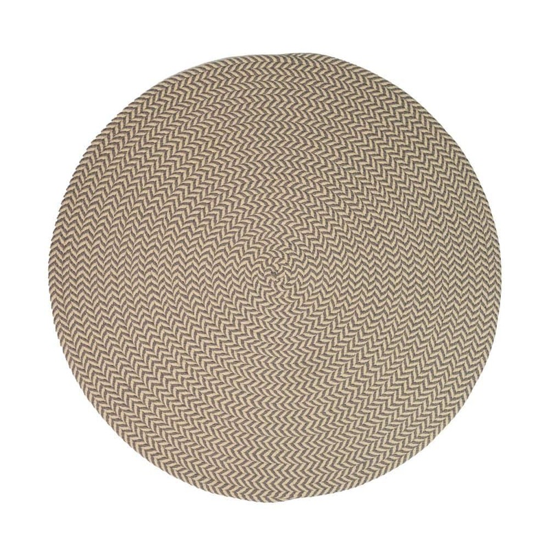 Colonial Mills Ibiza Woven Chevron Stone 35 in. x 35 in. Polypropylene Door Mat IB09R035X035