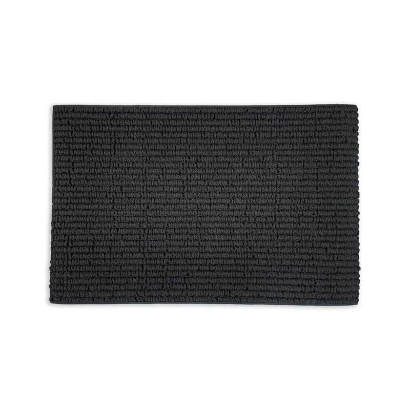 Envelor Indoor Outdoor Doormat Black 18 in. x 30 in. Coco Loop Floor Mat RMC-11510-BK-S