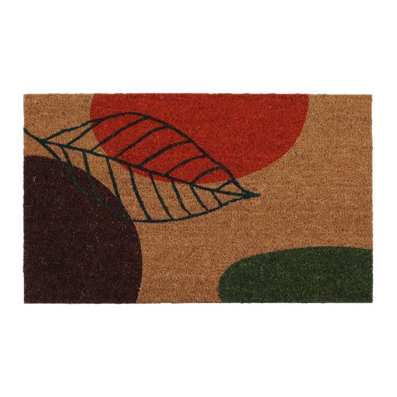 EVIDECO French home goods Fall Natural 18 in. x 30 in. Sheltered Coconut Door Mat 140461101