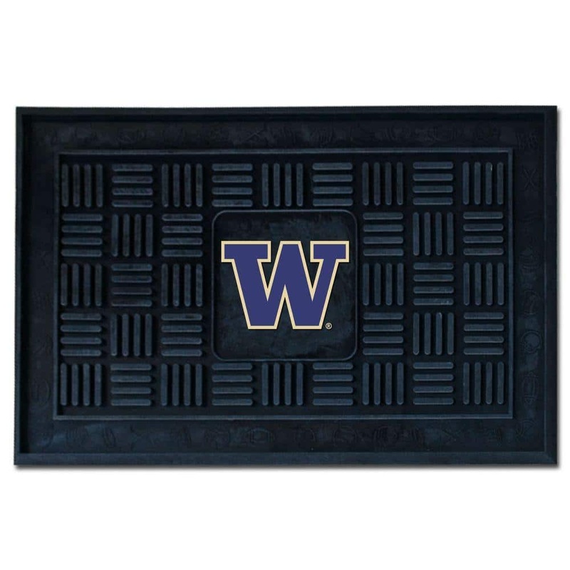FANMATS NCAA University of Washington 19 in. x 30 in. Vinyl Door Mat 13261