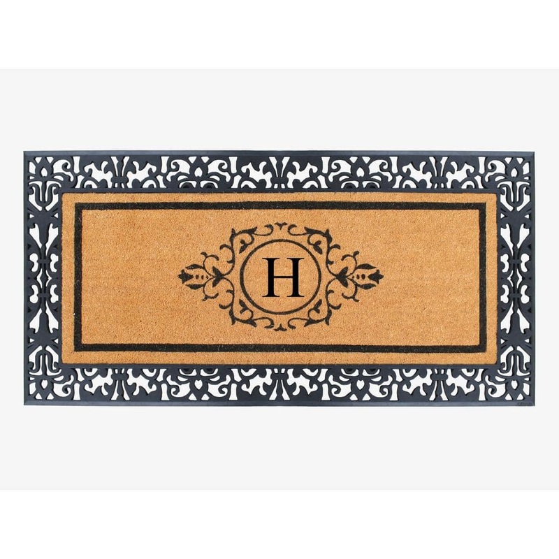 A1 Home Collections A1HC Paisley Black 30 in. x 60