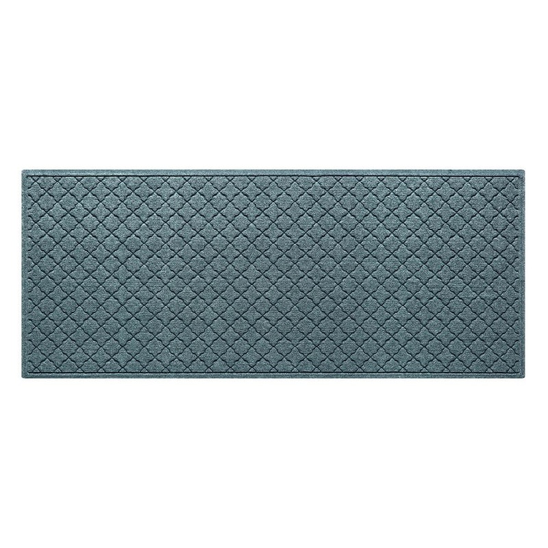 Bungalow Flooring WaterHog Cordova Bluestone 35 in. x 85 in. PET Polyester Door Mat 20326580037
