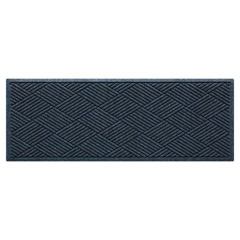 Bungalow Flooring Waterhog Diamonds 22 in. x 60 in. PET Polyester Indoor Outdoor Runner Door Mat 844612260