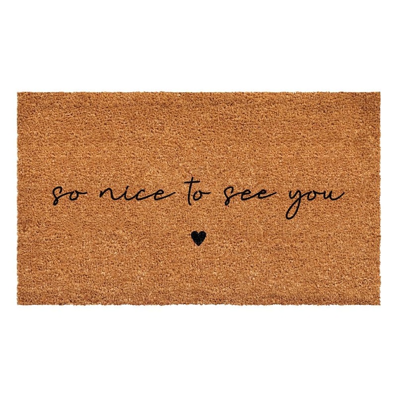 Calloway Mills 17 in. x 29 in. So nice to see you Doormat 112231729