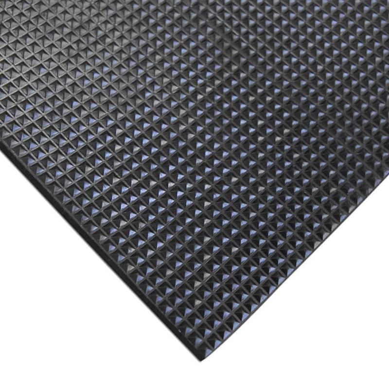 Rubber-Cal Super-Grip Scraper Black 48 in. x 72 in. Rubber Runner Traction Mat 03_178_W_SG_06