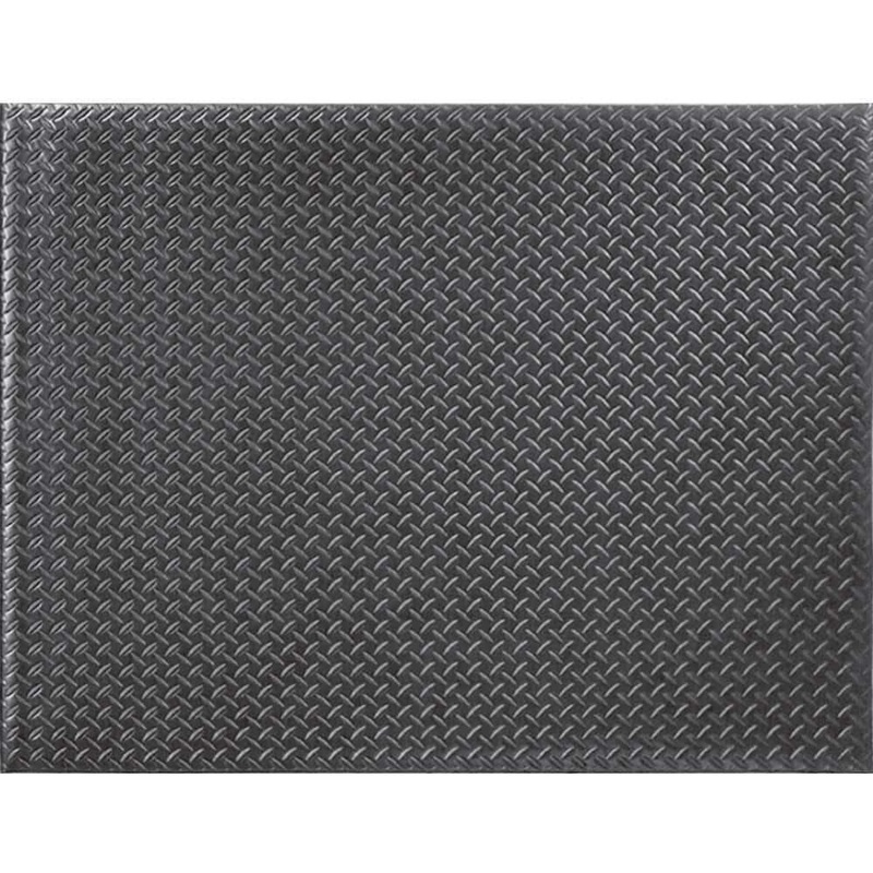 TrafficMaster Diamond Soft Foot Black 2 ft. x 3 ft. Indoor Outdoor Commercial Door Mat 6016909002×3