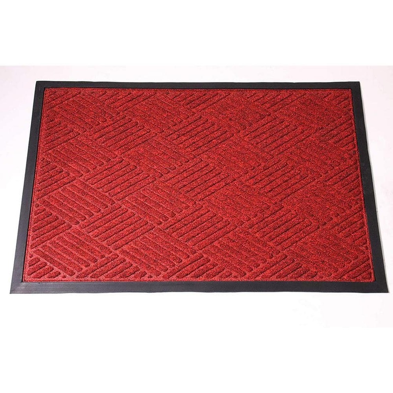 Unbranded Rhino Mats – OPUS Red 36 in. x 60 in. Rubber Non-Slip Indoor Outdooor Entryway Floor Mat OP-3660R