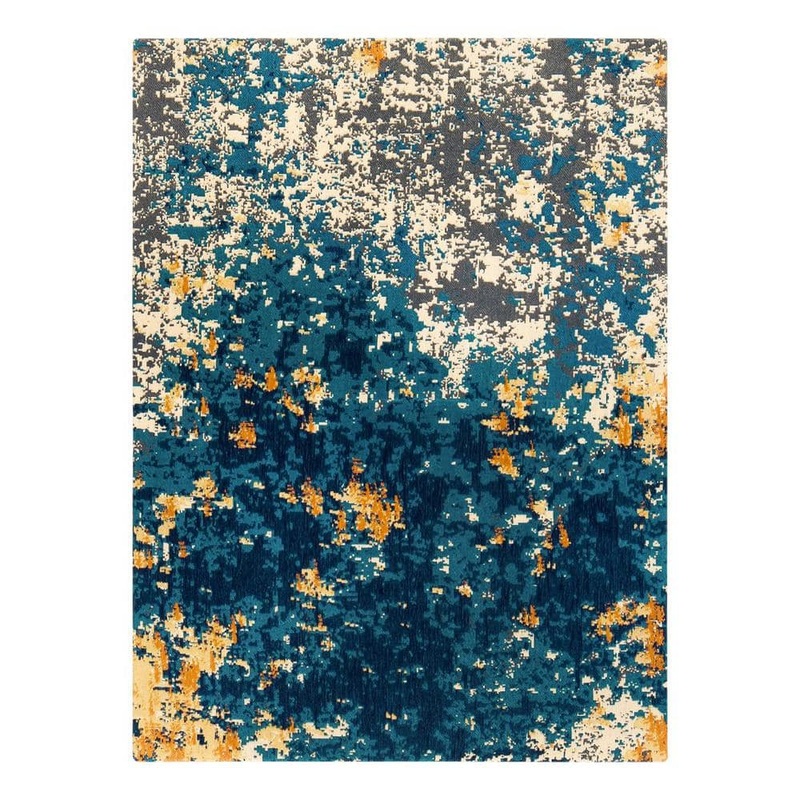 Anji Mountain Bilbao Multi-Colored 54 in. x 40 in. Polyester Chair Mat AMB9016-4054