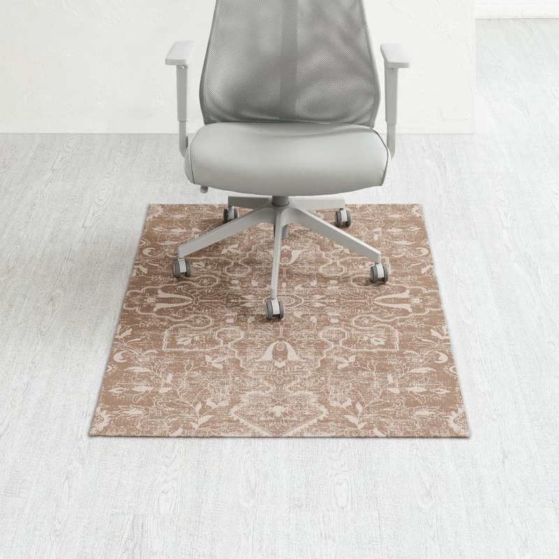 Anji Mountain Tamanrasset Multi-Colored 48 in. x 36 in. Polyester Chair Mat AMB9034