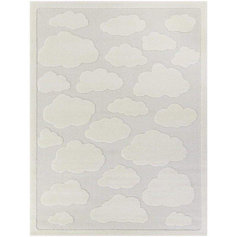 BALTA Cumulus Cream 5 ft. 3 in. x 7 ft. Geometric Area Rug 3101439