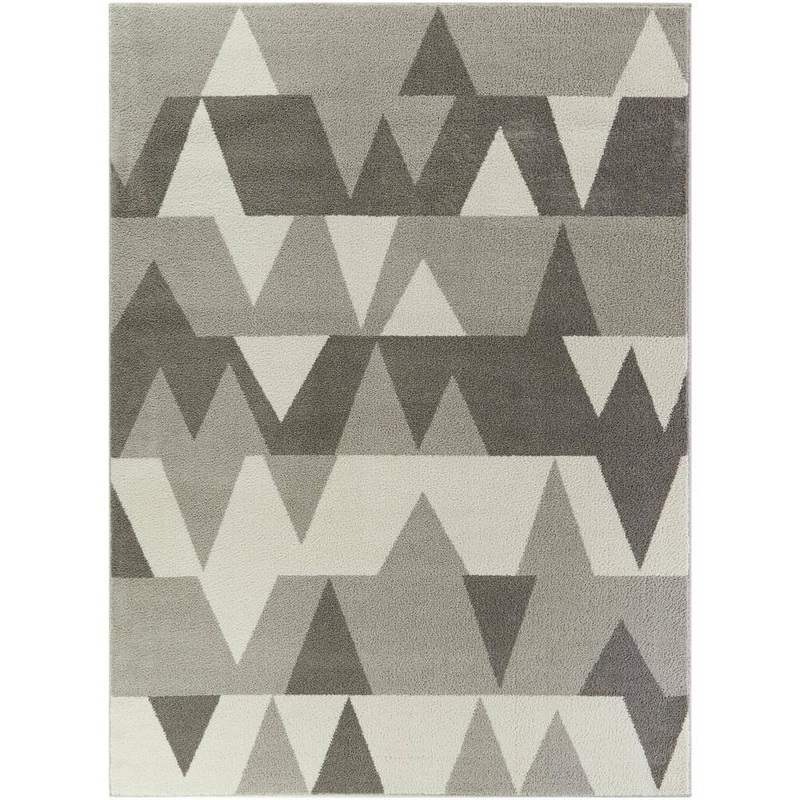 BALTA Modern Geometric Grey 9 ft. x 12 ft. Abstract Area Rug 3090543