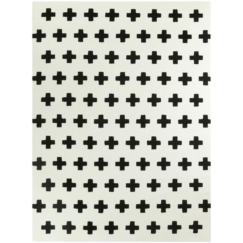 BALTA Super Soft Plus Black 8 ft. x 10 ft. Area Rug 3006758