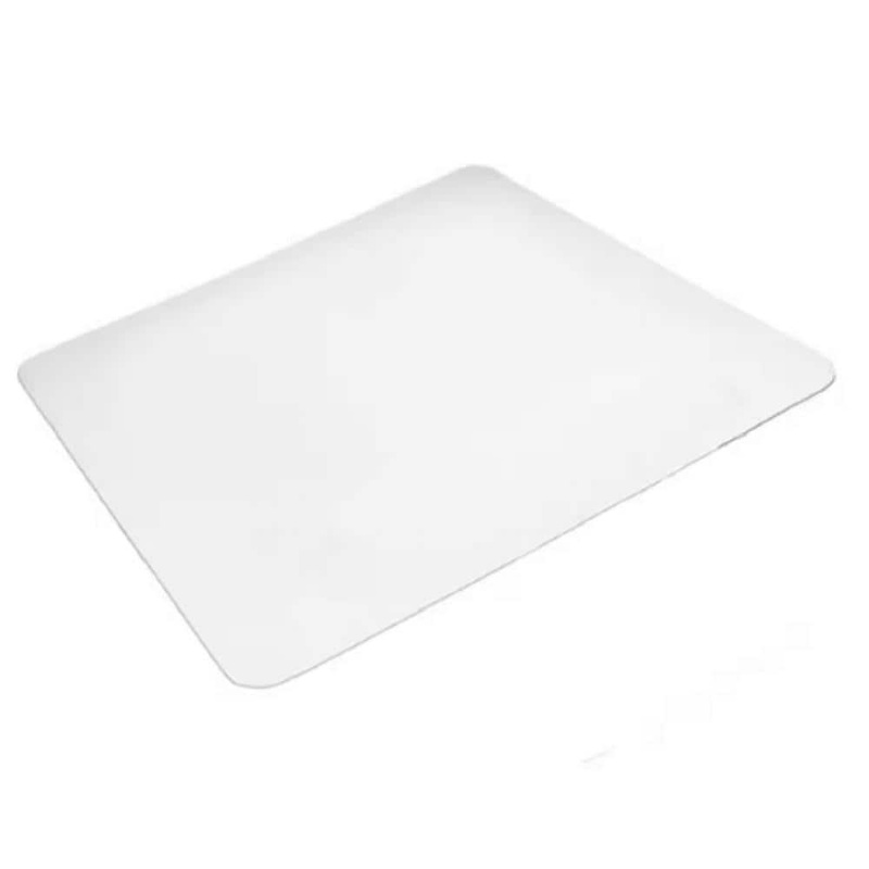 cadeninc 47.24 in. x 29.52 in. Clear PVC Office Chair Mat with Rectangle or Lip Shape for Floor DW-LQD0-R47