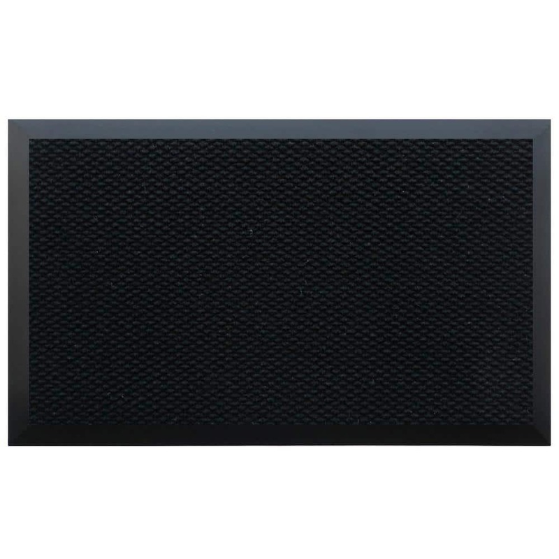Calloway Mills Black 48 in. x 96 in. Teton Residential Commercial Mat 14BLK0408