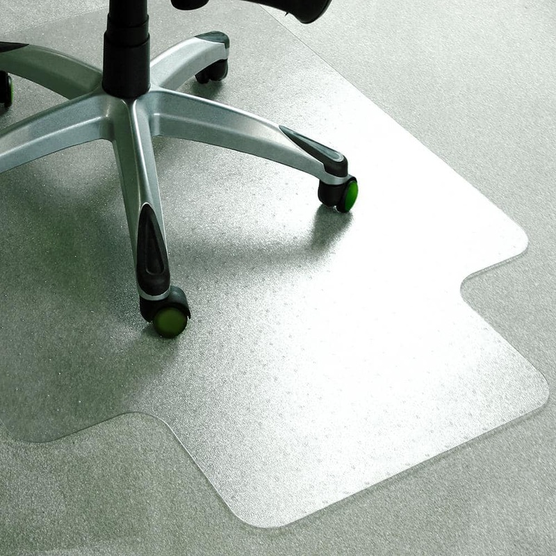 Floortex Advantagemat Plus Clear 36 in. x 48 in. APET Lipped Indoor Chair Mat for Low/Standard Pile Carpets NCCMFLAG0003