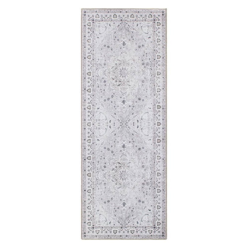 World Rug Gallery Transitional Medallion Machine Washable 2’6