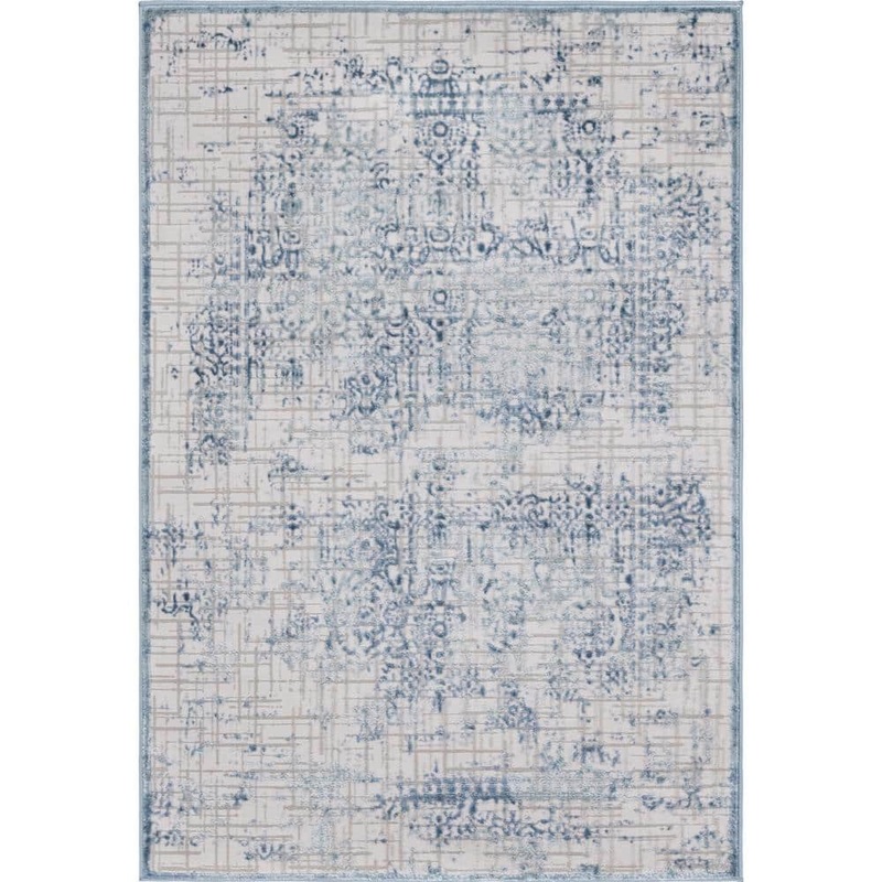 Unique Loom Aberdeen Stanhope Blue 4 ft. x 6 ft. Area Rug 3143589