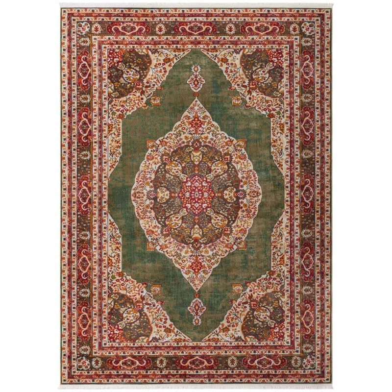 Unique Loom Baracoa Regla Green 8′ 0 x 11′ 0 Area Rug 3184239