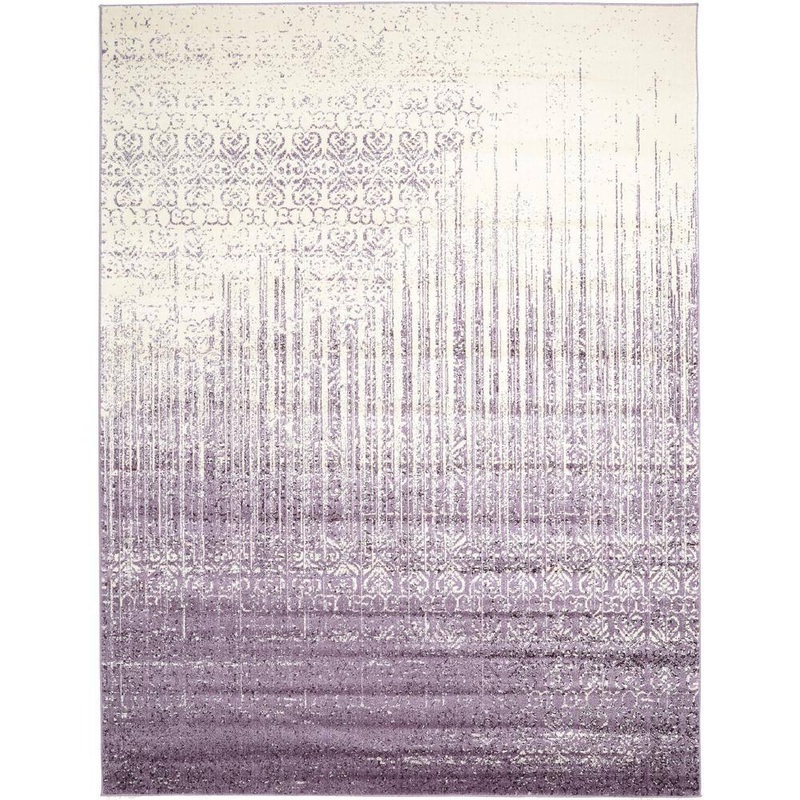 Unique Loom Del Mar Jennifer Purple 9′ 0 x 12′ 0 Area Rug 3114738