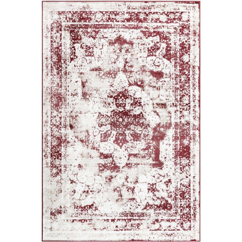 Unique Loom Sofia Salle Garnier Burgundy 5′ 0 x 8′ 0 Area Rug 3134086