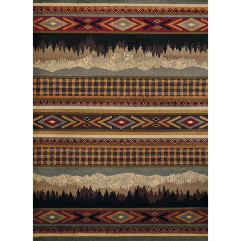 United Weavers Affinity Spring Mountain Multi 7 ft. 10 in. x 10 ft. 6 in. Area Rug 750 06175 912