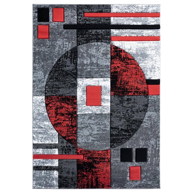 United Weavers Bristol Epsilon Red 7 ft. 10 in. x 10 ft. 6 in. Area Rug 2050 10130 912