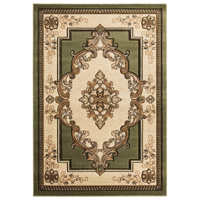 United Weavers Bristol Fallon Green 7 ft. 10 in. x 10 ft. 6 in. Area Rug 2050 10545 912