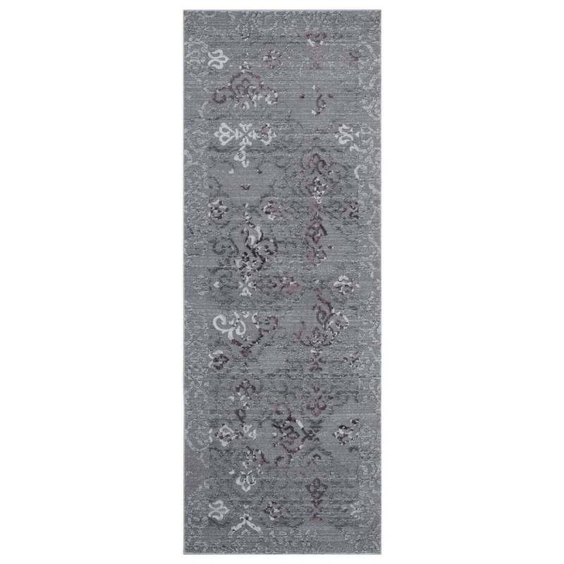 United Weavers Cascades Marblemount Plum 2 ft. 7 in. x 7 ft. 2 in. Runner Rug 2601 10382 28E