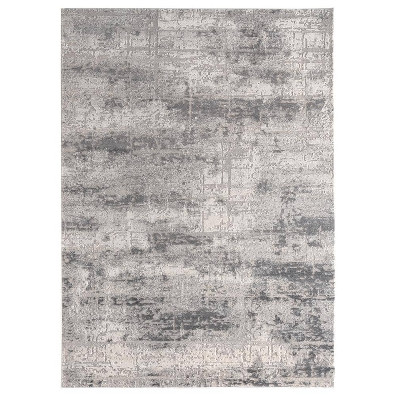 United Weavers Cascades Mazama Grey 5 ft. 3 in. x 7 ft. 2 in. Area Rug 2601 10172 58