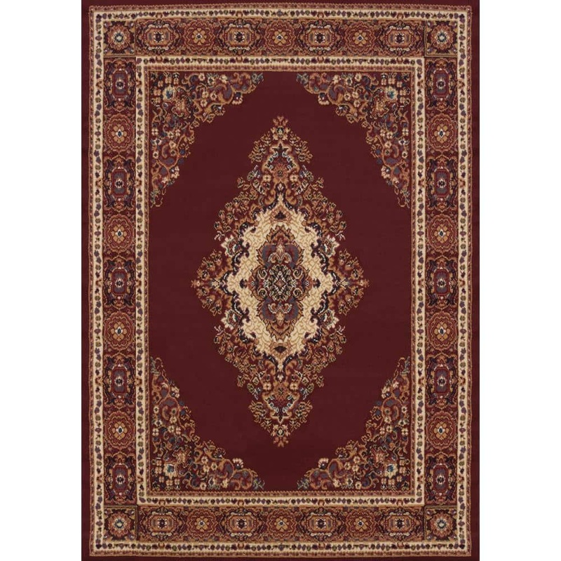 United Weavers Cathedral Burgundy 8 ft. x 11 ft. Area Rug 940 35334 81