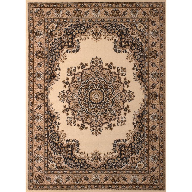 United Weavers Floral Kerman Ivory 2 ft. 3 in. x 7 ft. 2 in. Indoor Runner Rug 851 10115 28a
