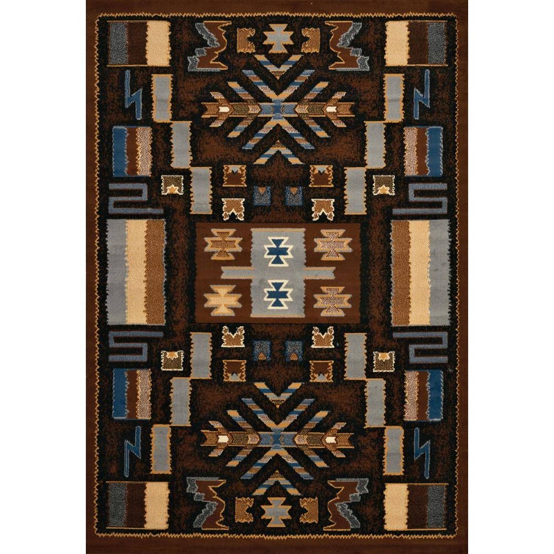 United Weavers Manhattan Pelham Brown 3 ft. 11 in. x 5 ft. 3 in. Area Rug 940 38550 46