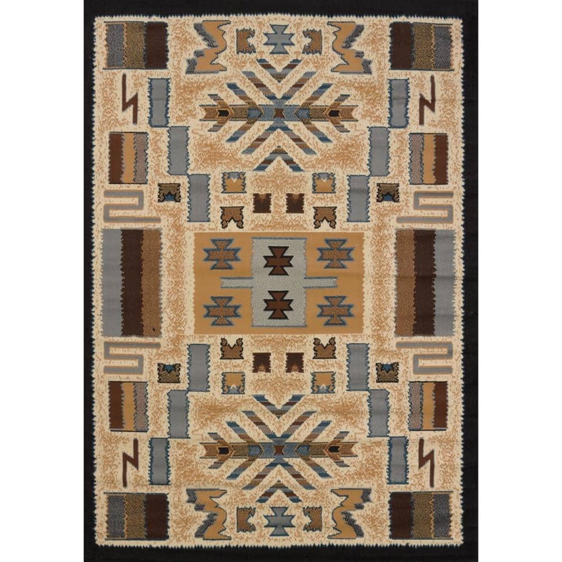 United Weavers Manhattan Pelham Grey 5 ft. 3 in. x 7 ft. 6 in. Area Rug 940 38572 69