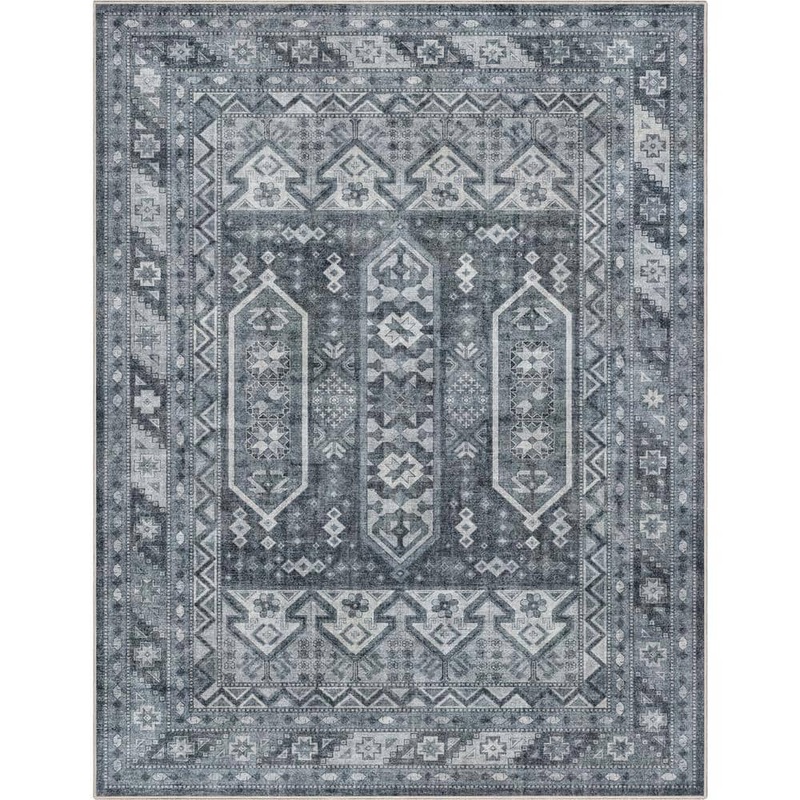 Well Woven Blue 9 ft. 10 in. x 13 ft. Apollo Praha Vintage Global Tribal Area Rug W-AP-27D-8