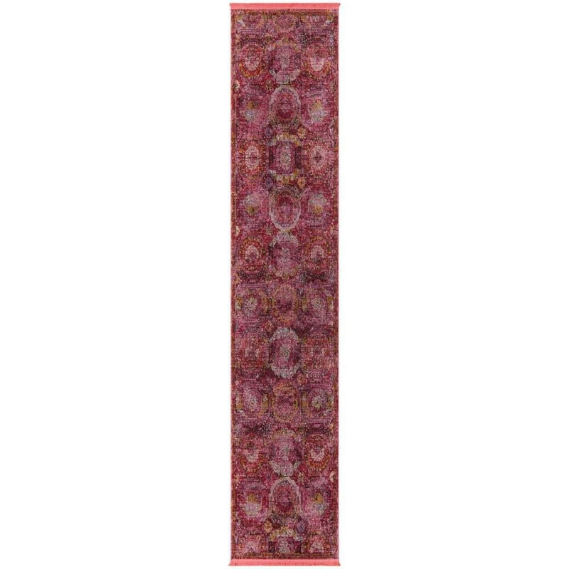 Unique Loom Baracoa Coppelia Pink 2′ 7 x 13′ 0 Area Rug 3184206