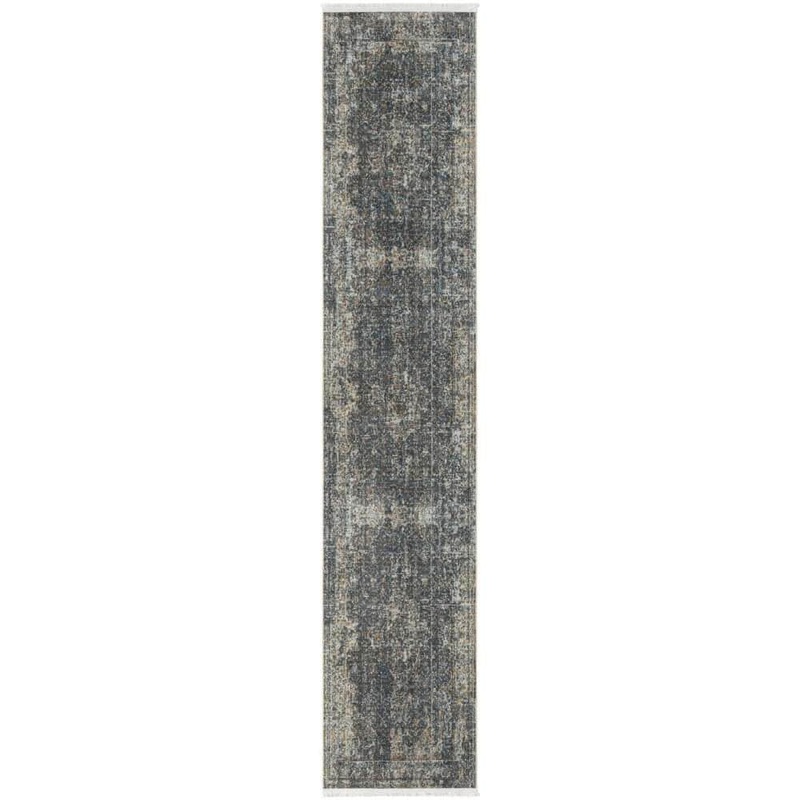 Unique Loom Baracoa La Cabana Fume Gray 2′ 7 x 13′ 0 Area Rug 3184182