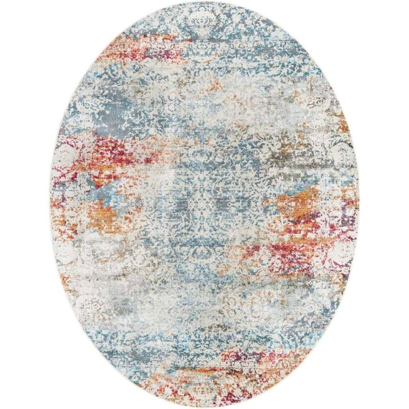 Unique Loom Baracoa Panamericana Cream 7′ 10 x 10′ 0 Area Rug 3153483