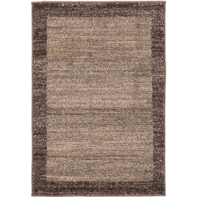 Unique Loom Del Mar Abigail Light Brown 2′ 2 x 3′ 0 Area Rug 3132122