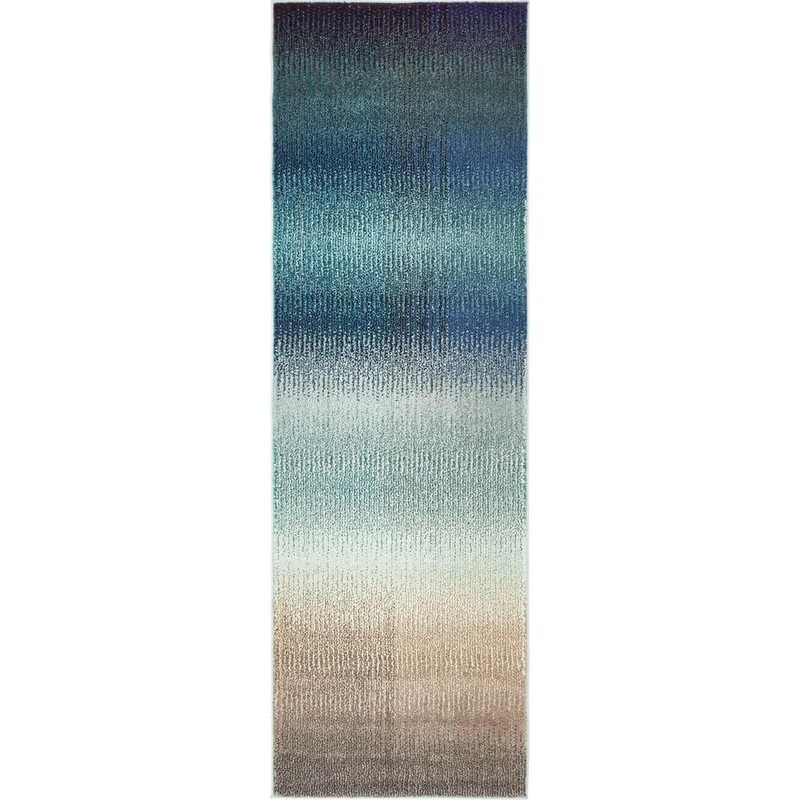 Unique Loom Estrella Azura Blue 2′ 2 x 6′ 7 Runner Rug 3136197