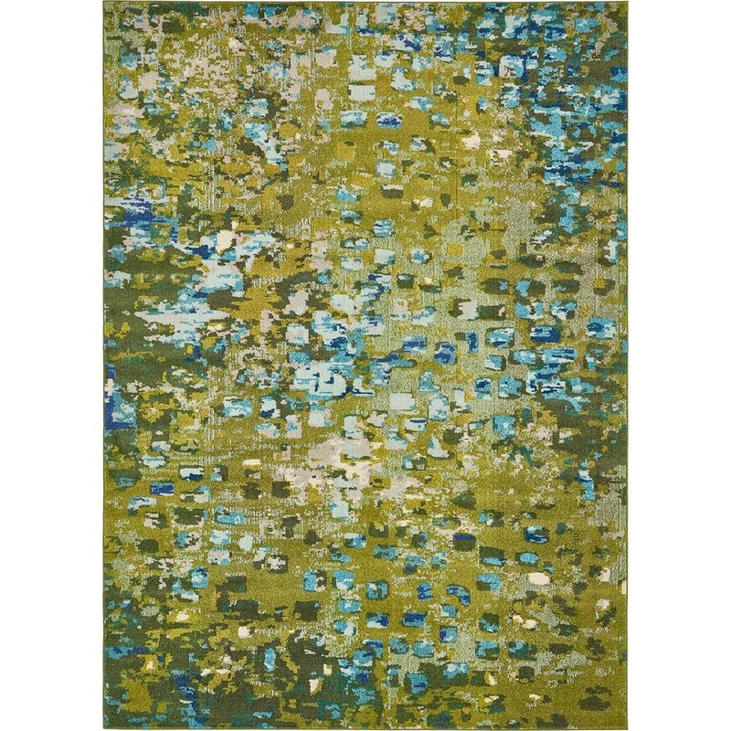Unique Loom Jardin Ivy Green 8′ 0 x 11′ 0 Area Rug 3133788