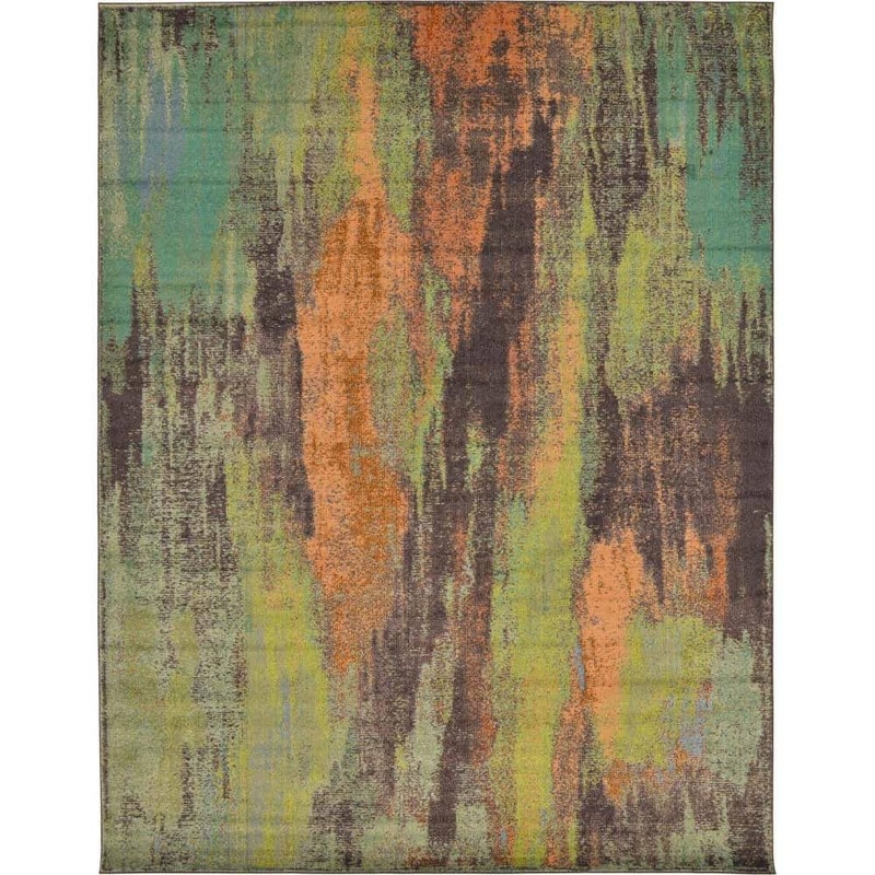 Unique Loom Jardin Lilly Multi 10′ 0 x 13′ 0 Area Rug 3131572