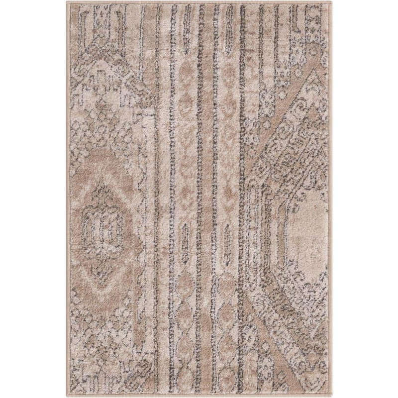 Unique Loom Portland Orford Tan 2 ft. 2 in. x 3 ft. Area Rug 3147146