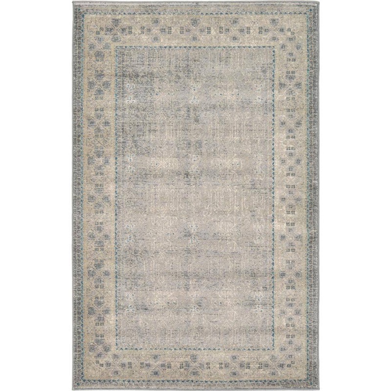 Unique Loom Salzburg Aigen Gray 3′ 3 x 5′ 3 Area Rug 3124814