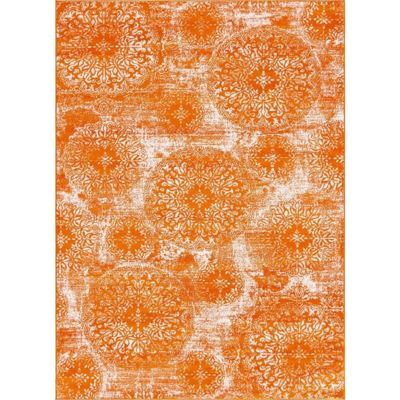 Unique Loom Sofia Grand Orange 7′ 0 x 10′ 0 Area Rug 3141684