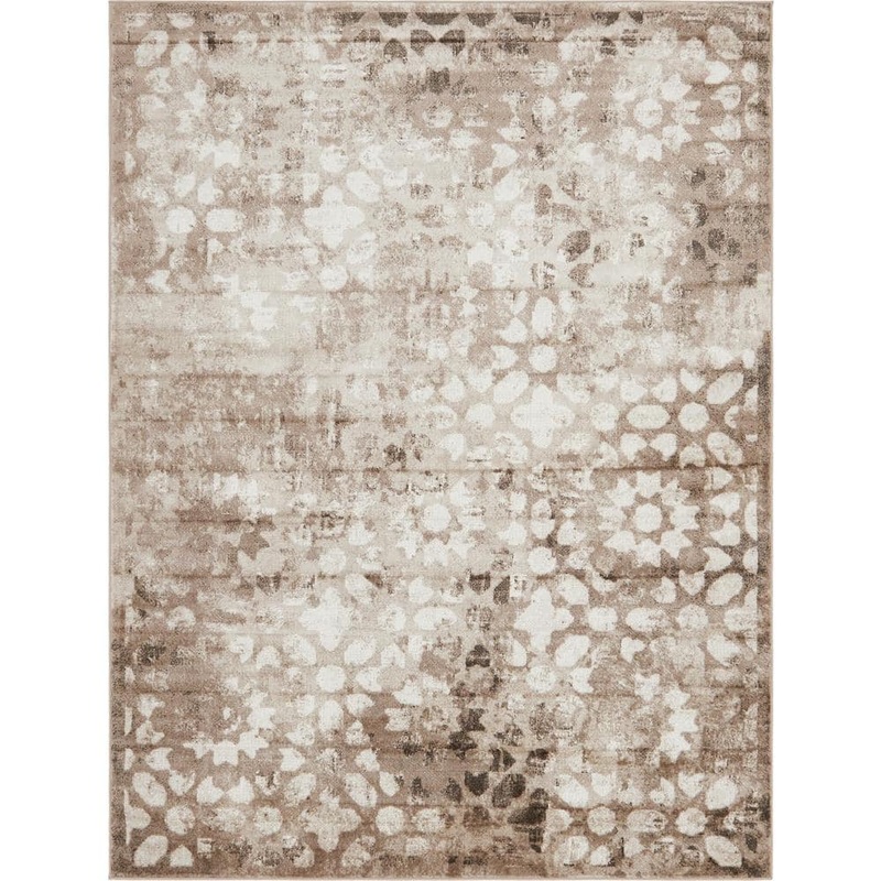 Unique Loom Sofia Larvotto Brown 8′ 0 x 11′ 0 Area Rug 3141573