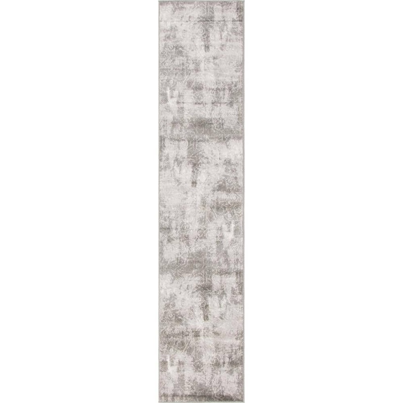Unique Loom Sofia Rainier Dark Gray 2′ 0 x 9′ 10 Runner Rug 3141632