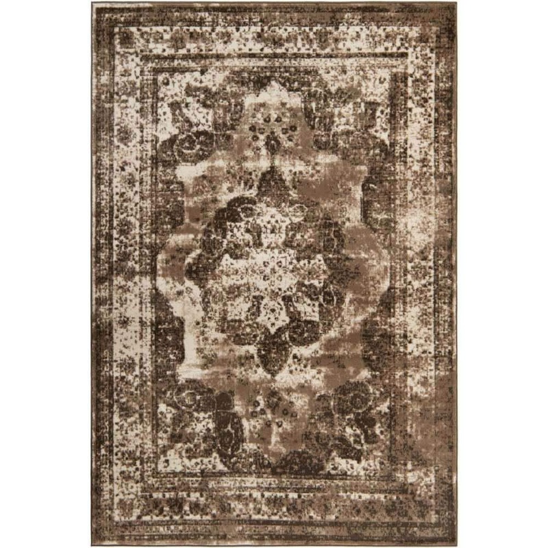 Unique Loom Sofia Salle Garnier Light Brown 6′ 0 x 9′ 0 Area Rug 3141335