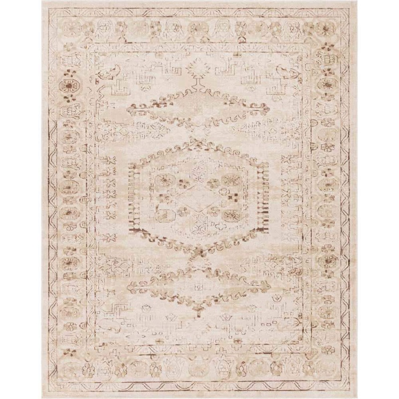 Unique Loom Utopia Larissa Beige 8′ 0 x 10′ 0 Area Rug 3146608